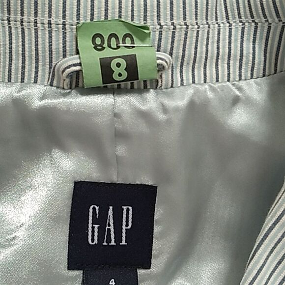 Gap Striped Blazer. Sz 4 - Picture 13 of 13